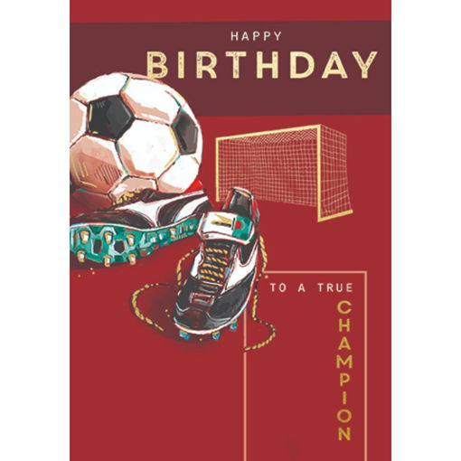 Picture of HAPPY BIRTHDAY FOOTBALL CARD